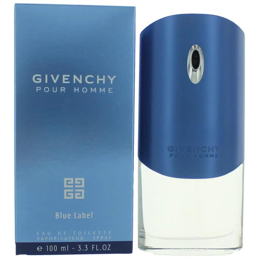 Blue Label by Givenchy Pour Homme For Men Edt 3.3 FL Oz/ 100 ML Spray