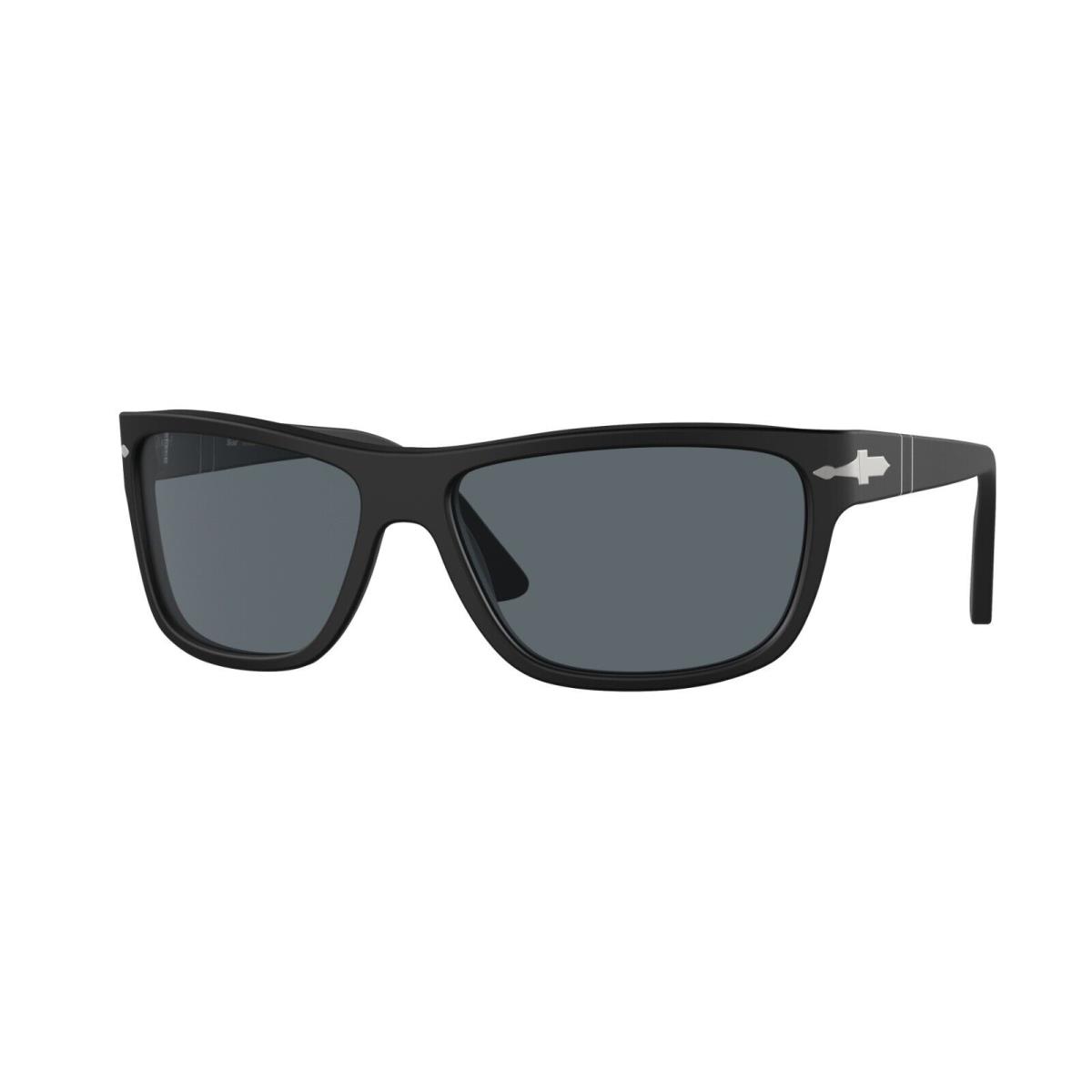 Persol PO3342S 900/R5 63MM Matte Black/dark Blue Lens