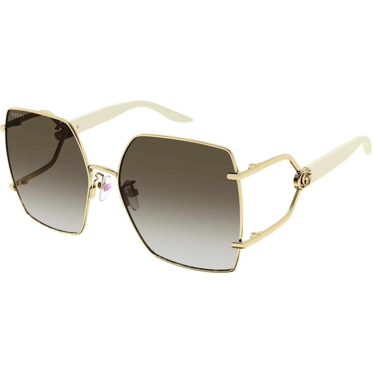 Gucci GG1564SA-003-61 Gold Ivory Sunglasses