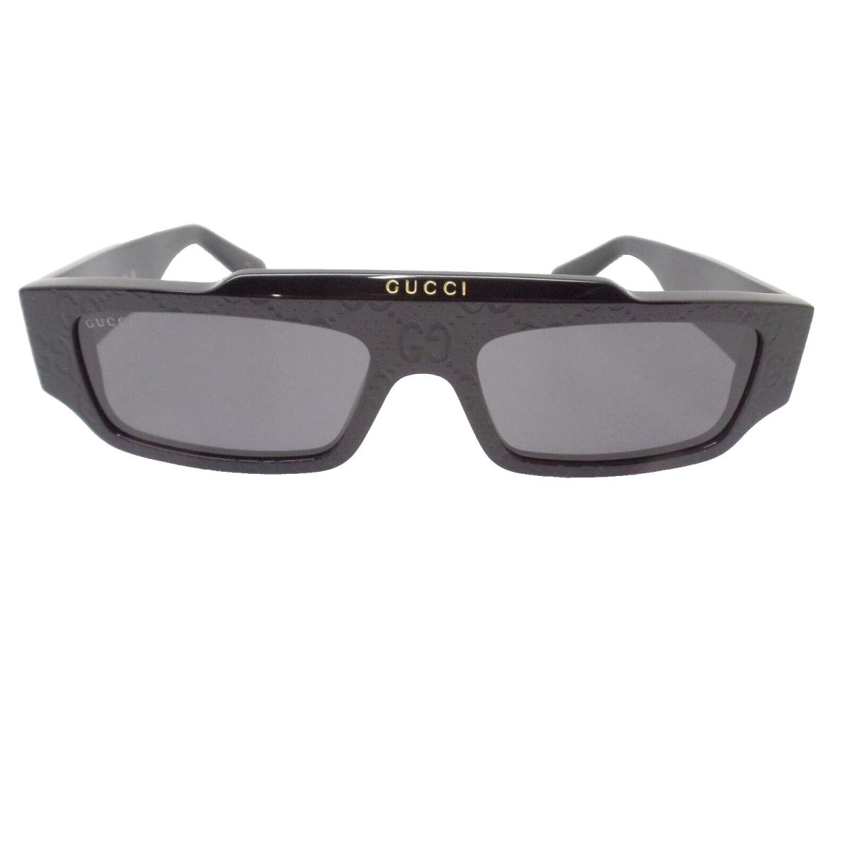 Gucci GG1592S 001 Gucci Print Black Grey Sunglasses