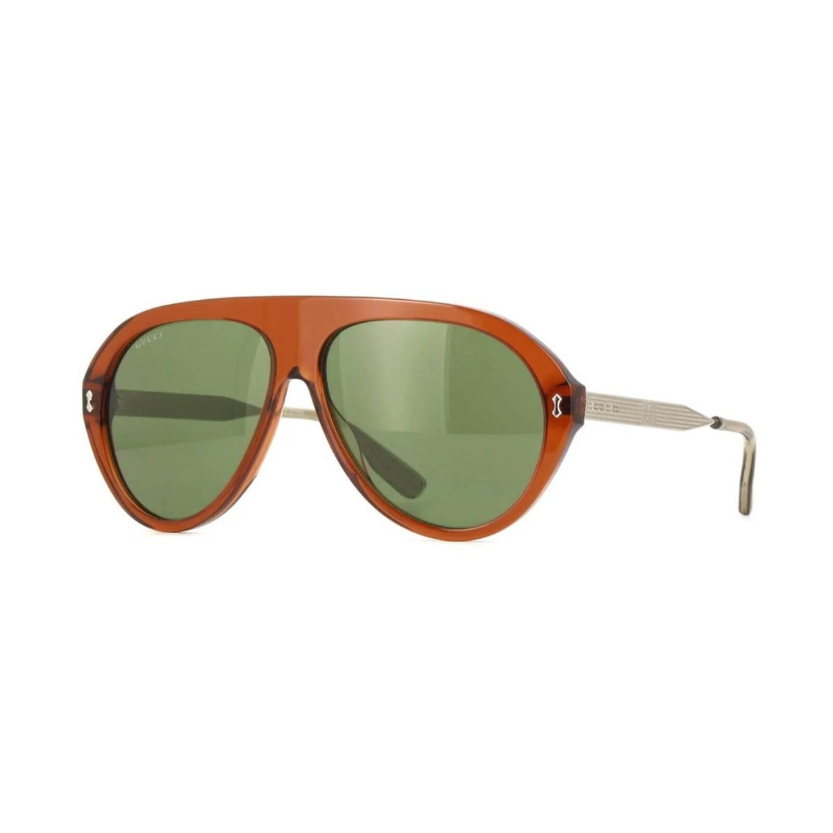 Gucci GG1515S Brown Crystal/green 003 Sunglasses