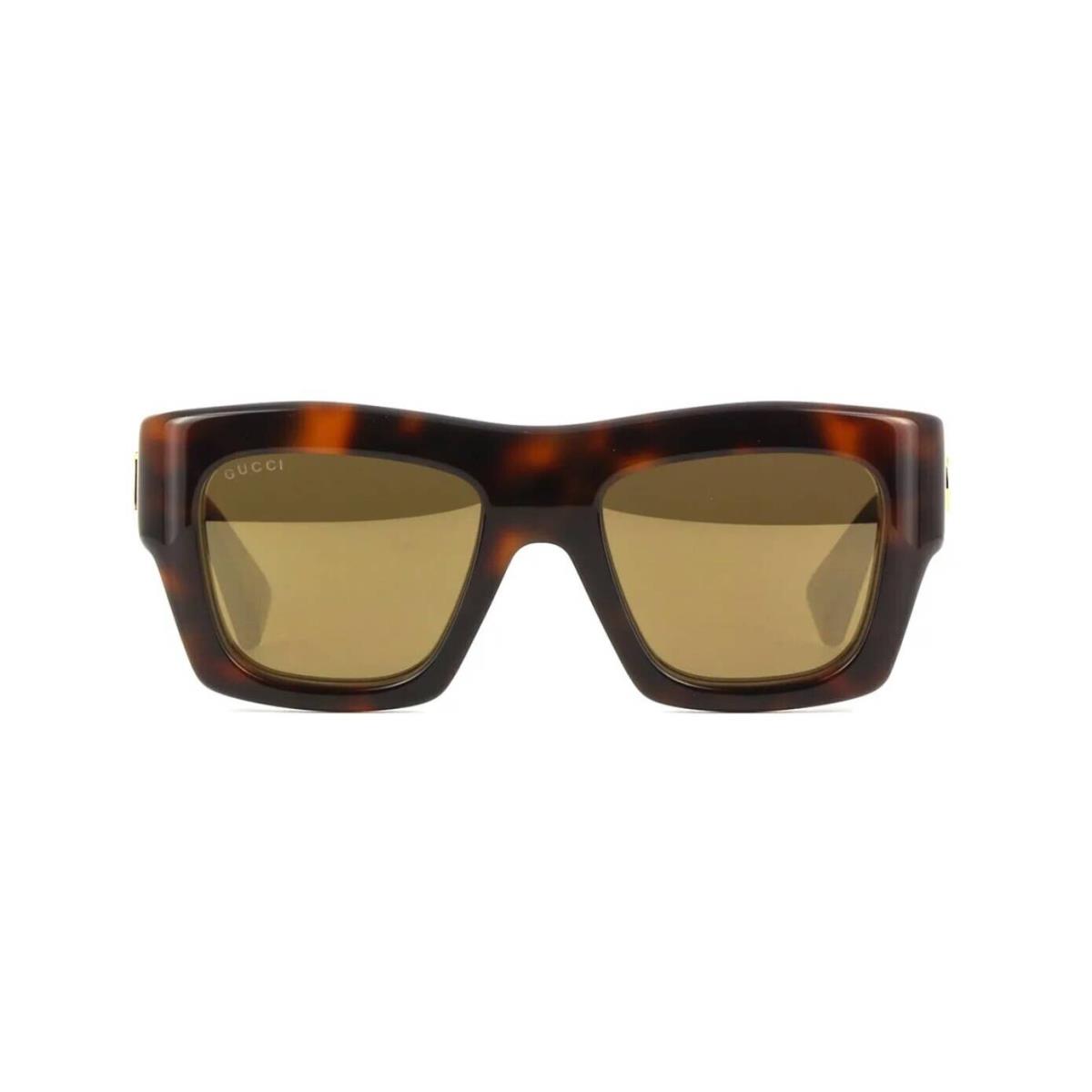 Gucci GG1772S Havana/brown with Light Gold Mirrored 007 Sunglasses