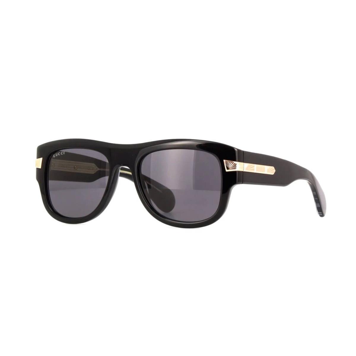 Gucci GG1517S Black Gold/grey 001 Sunglasses