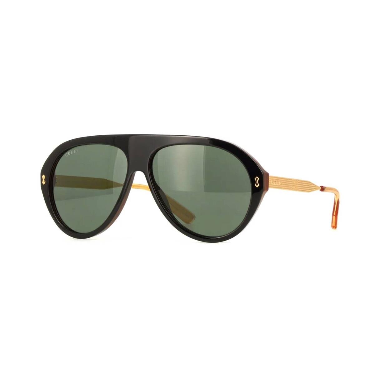 Gucci GG1515S Black On Brown Havana/grey 001 Sunglasses