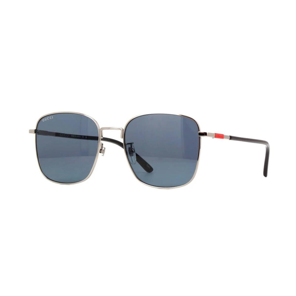 Gucci GG1350S Shiny Ruthenium with Black/grey 001 Sunglasses