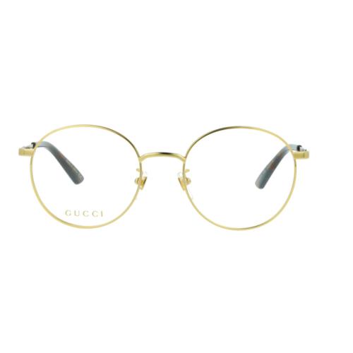 Gucci Eyeglasses GG0862OA 002 53 Gold Man Optical Frame