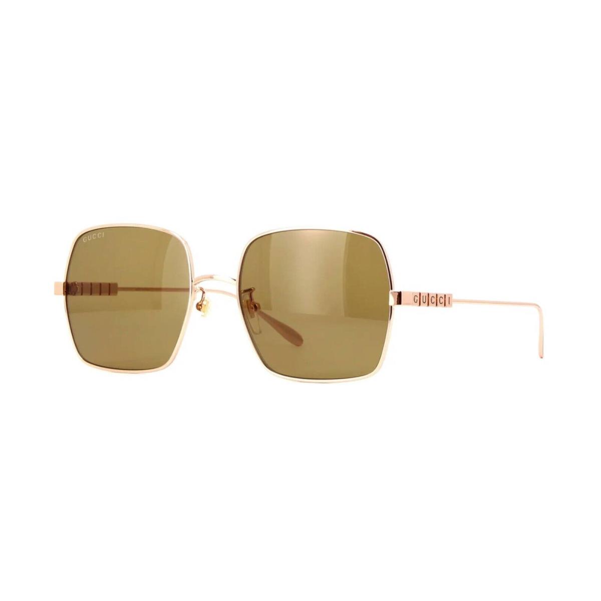 Gucci GG1434S Rose Gold/brown 002 Sunglasses