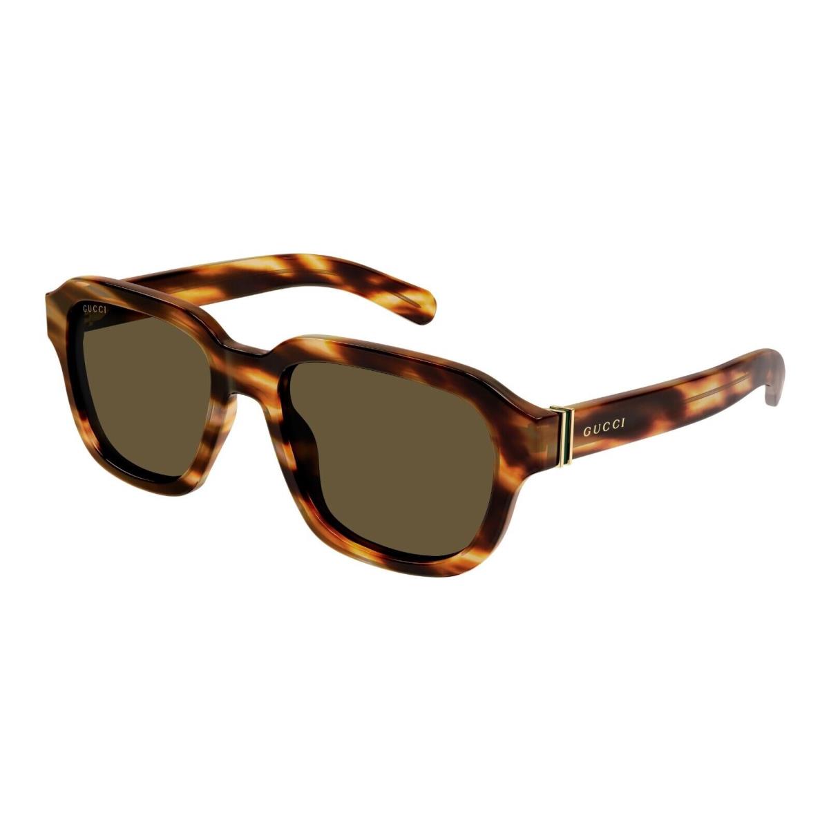 Gucci GG1508S Havana/brown Green 002 Sunglasses