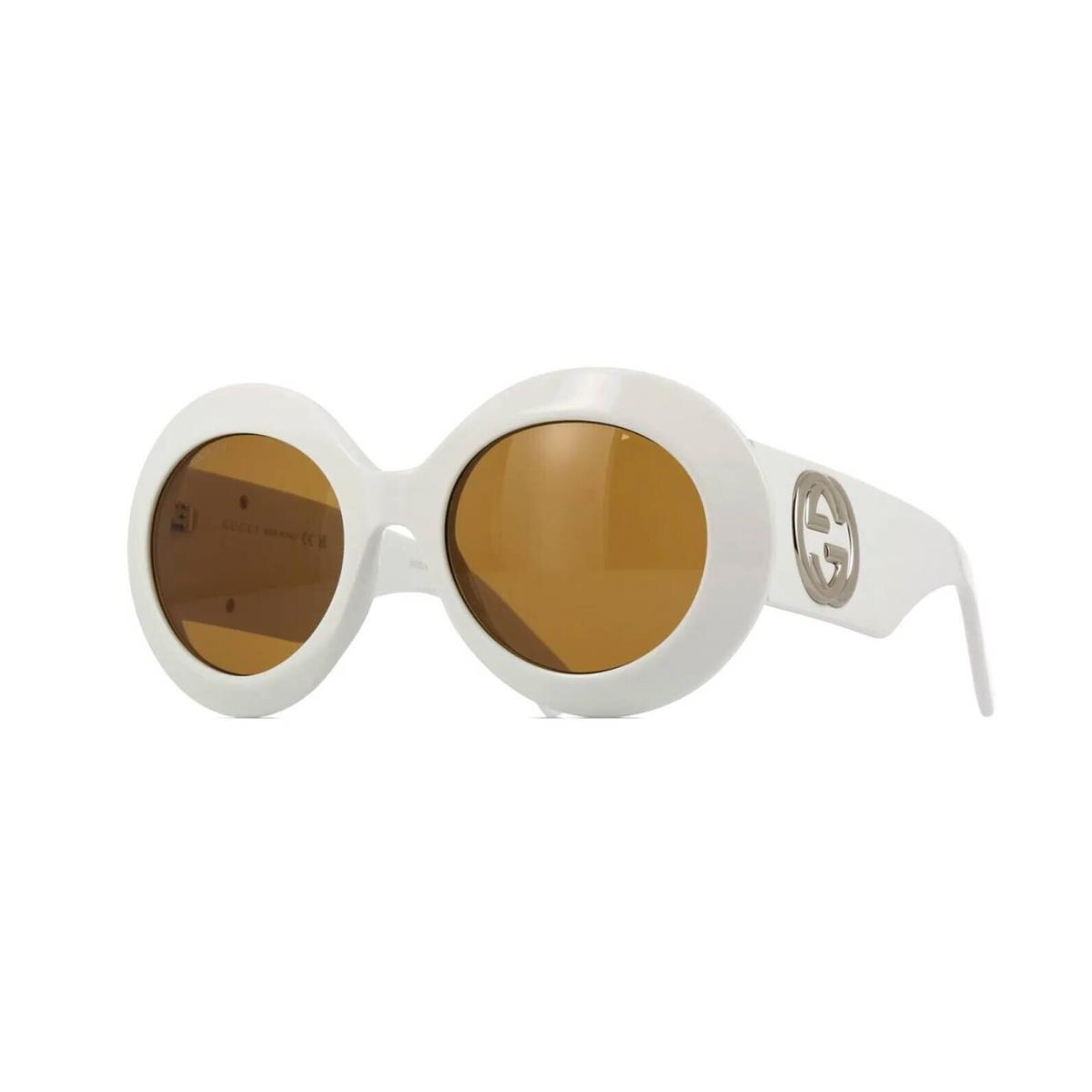 Gucci GG1647S White/brown 003 Sunglasses