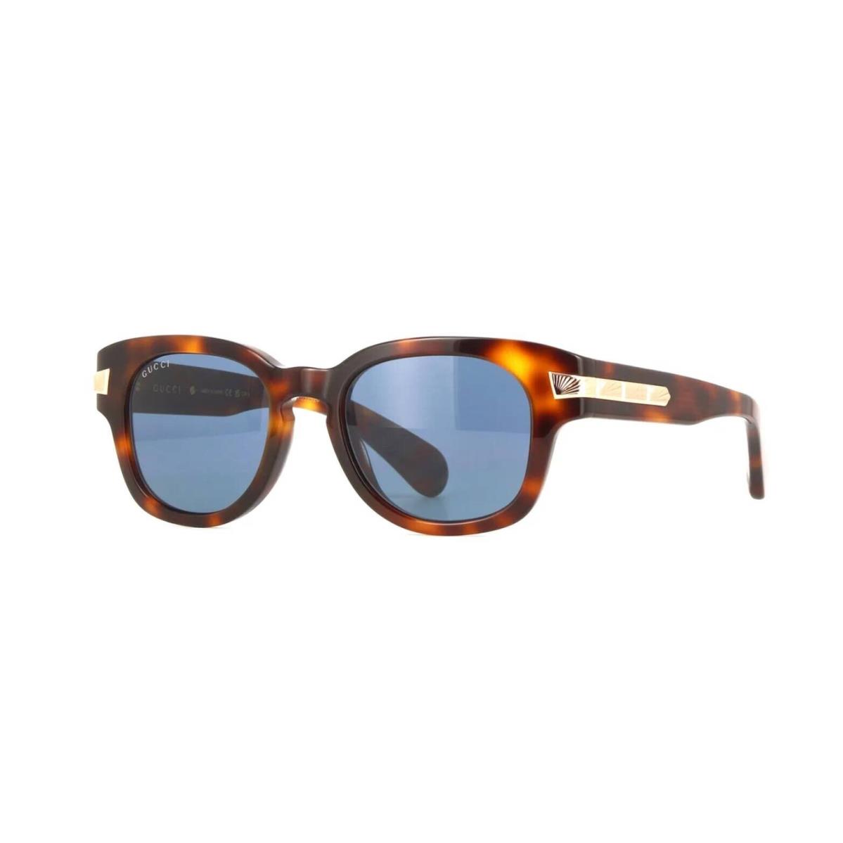 Gucci GG1518S Havana/blue 002 Sunglasses