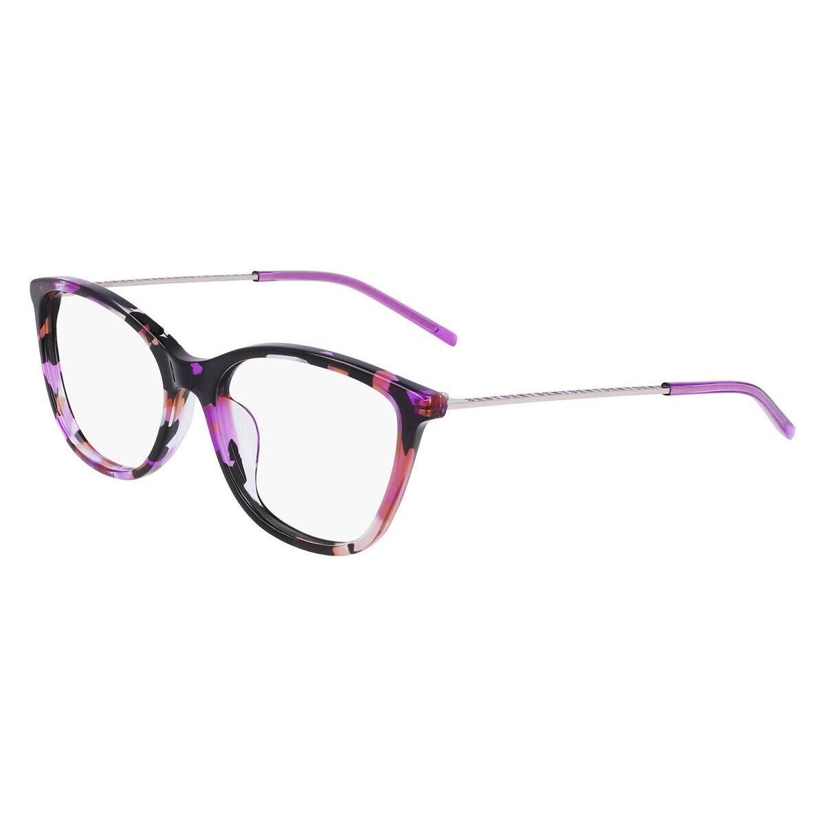 Dkny DK7009 Eyeglasses Women Purple Tortoise Cat Eye 52mm