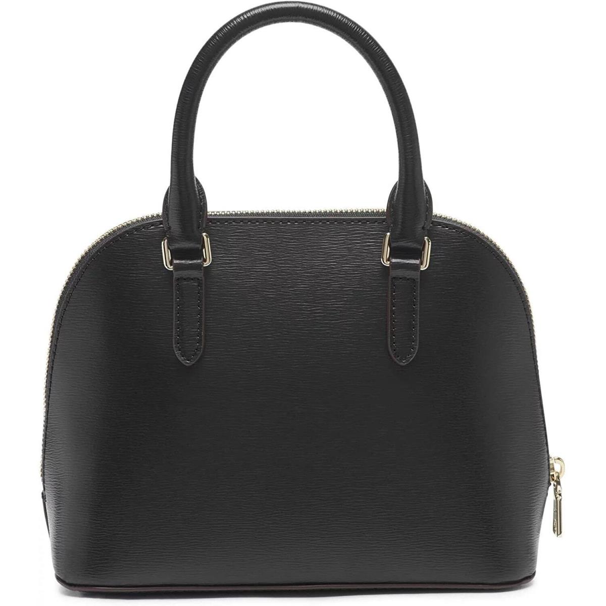 Dkny Bryant Dome Satchel with Convertible Strap In Black - Exterior: Black, Lining: Black, Handle/Strap: Black