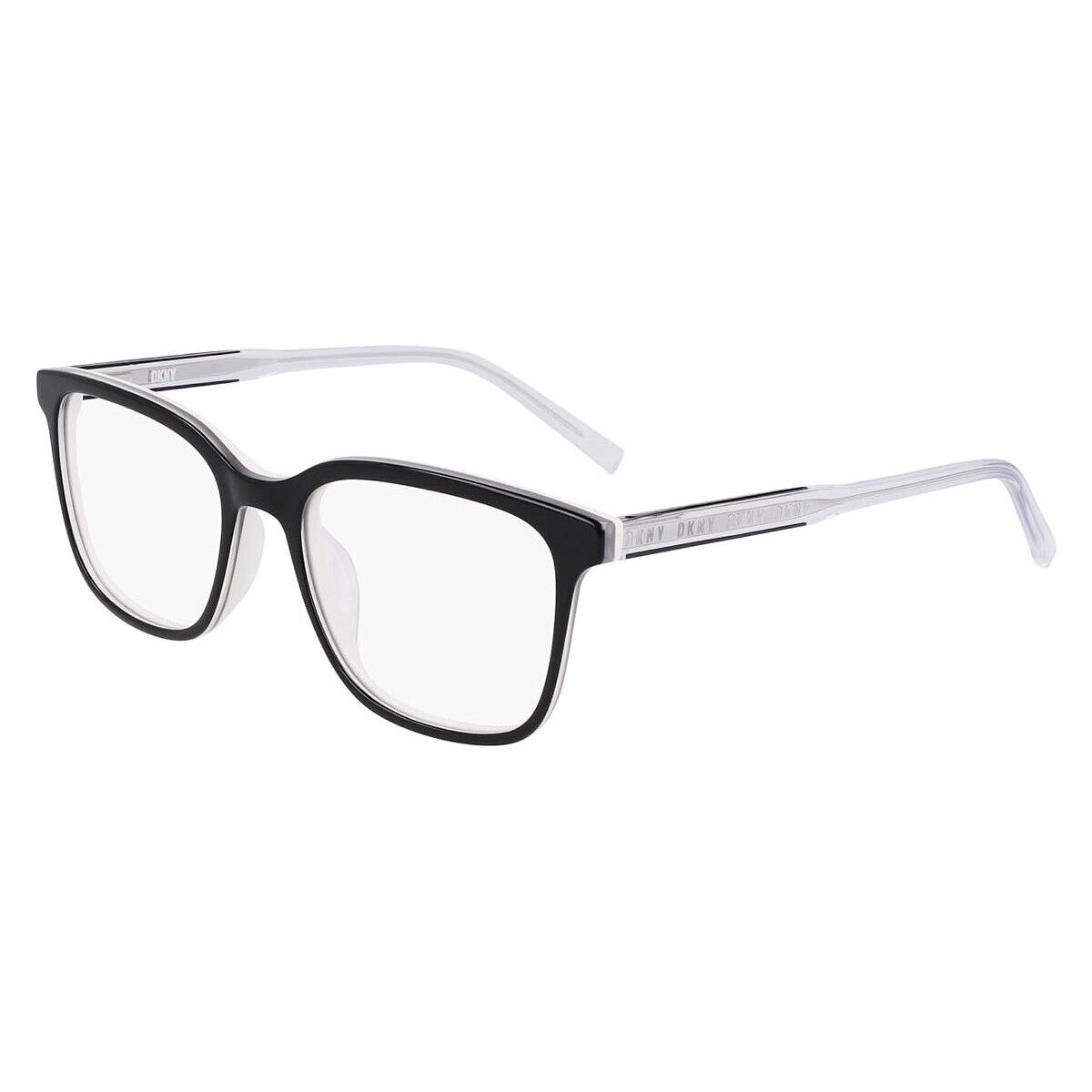 Dkny DK5065 Eyeglasses Women Black/white Laminate 52mm