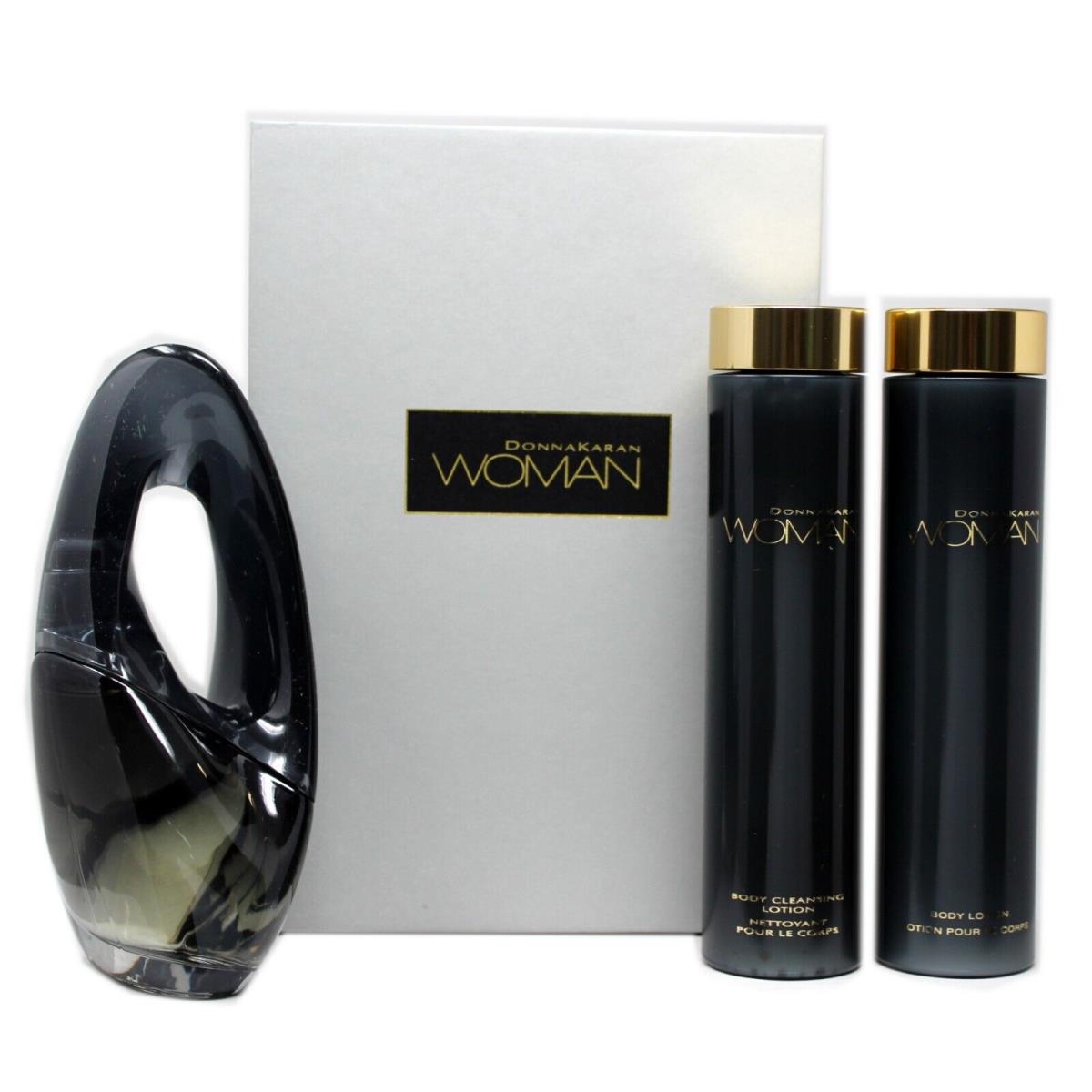 Donna Karan Woman 3 Piece Gift Set Eau DE Parfum Spray 100 ML/3.4 Fl.oz