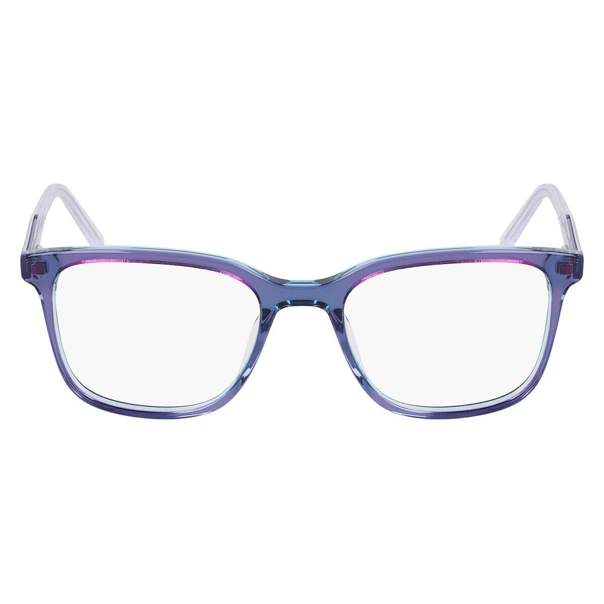 Dkny DK5065 Eyeglasses Women Crystal Blue Laminate 52mm