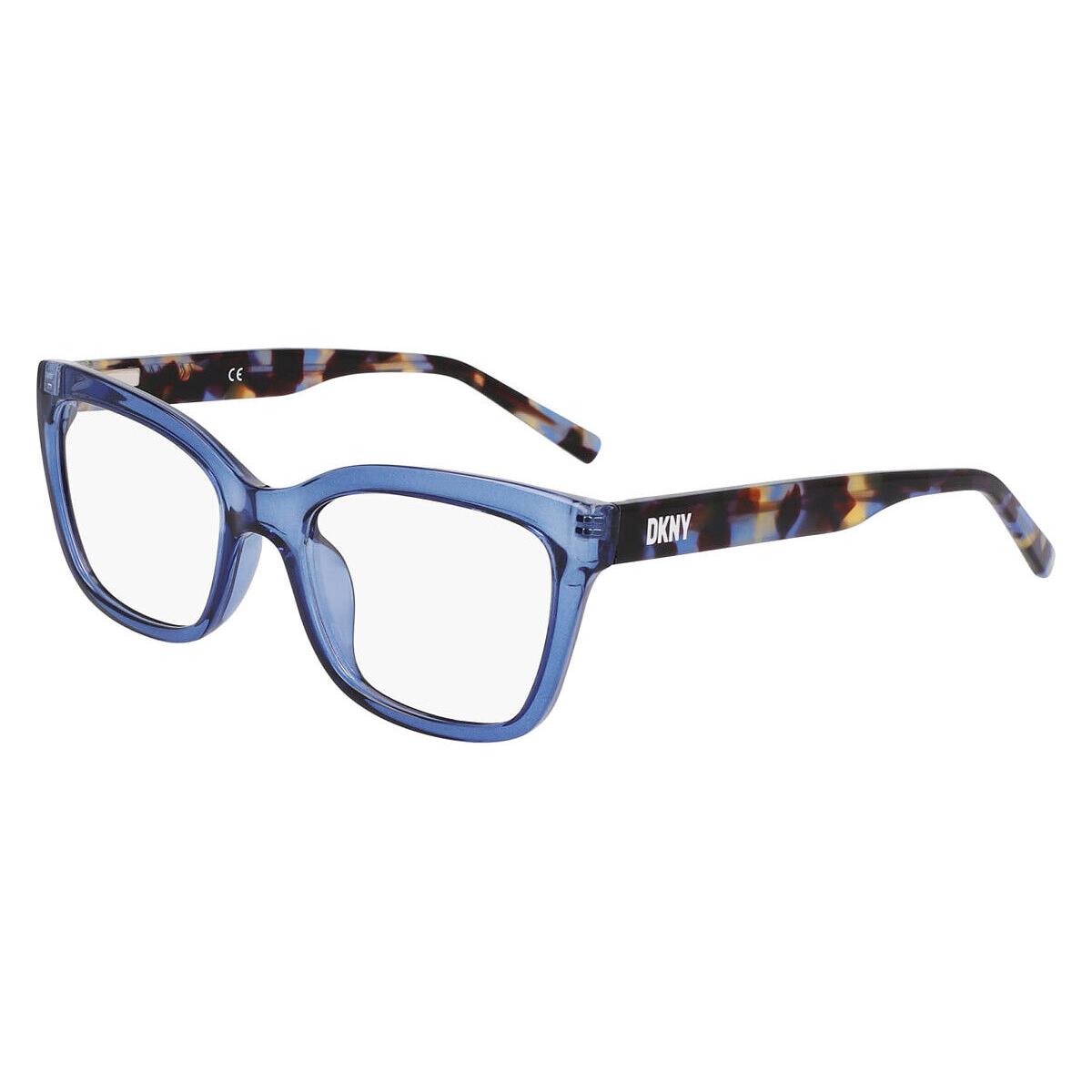 Dkny DK5068 Eyeglasses Women Blue Crystal 52mm