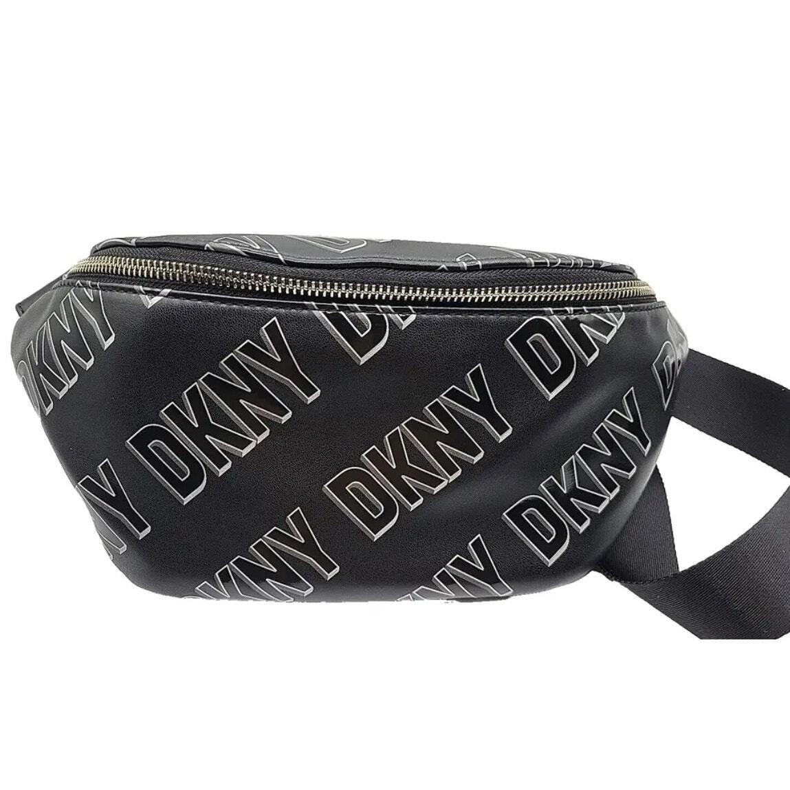 Dkny Tilly Sling Bag Logo Belt Bag Black - Exterior: Black, Lining: Black, Handle/Strap: Black