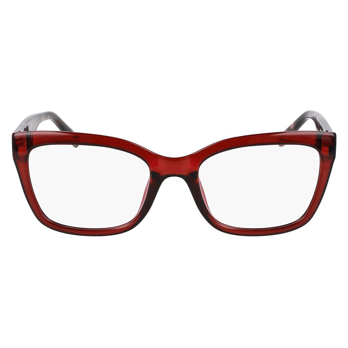Dkny DK5068 Eyeglasses Women Berry Crystal 52mm