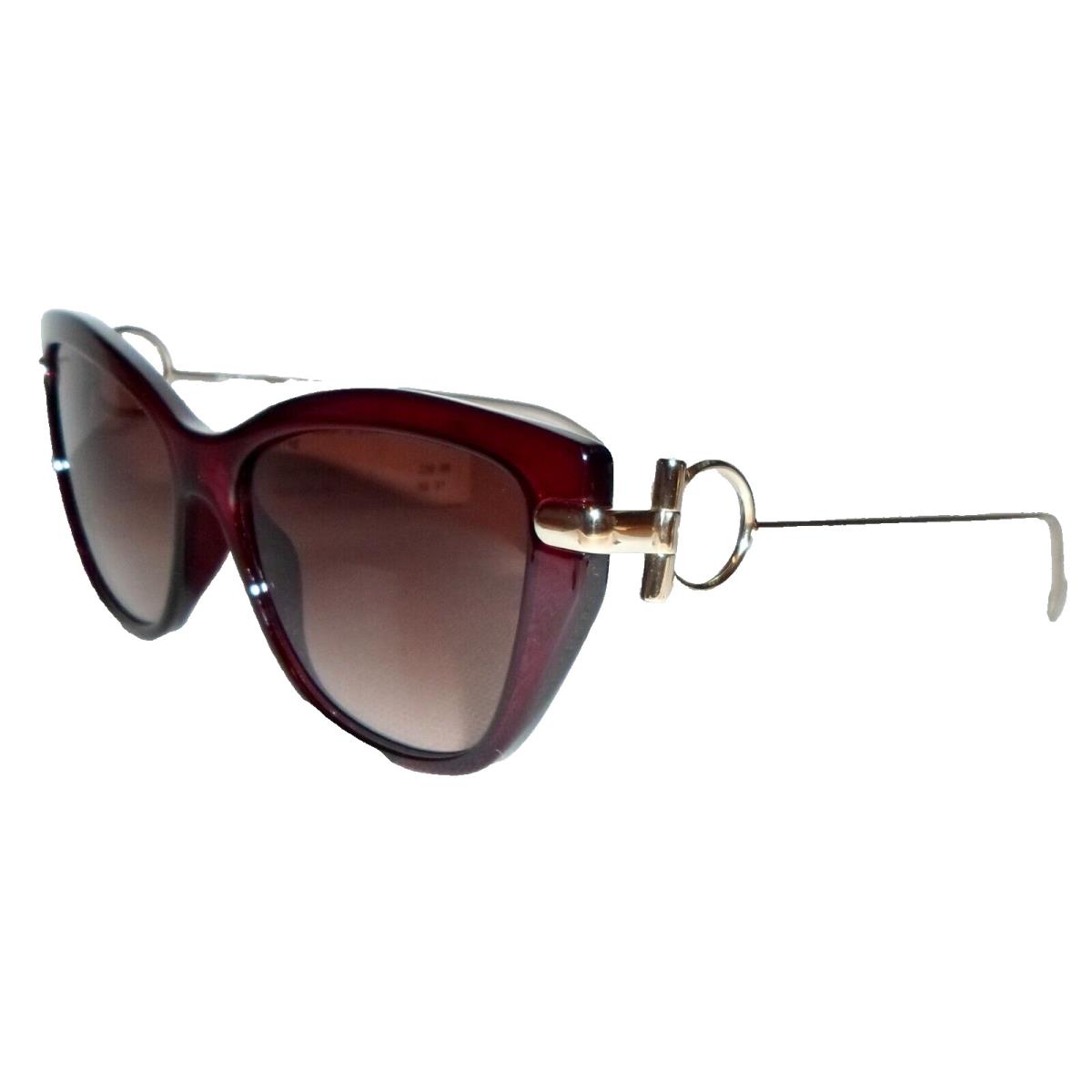 Salvatore Ferragamo Wine Gradient Sunglasses Italy