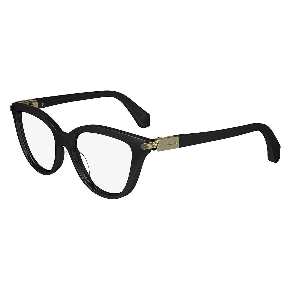 Salvatore Ferragamo Sfg Eyeglasses Women Black 52mm