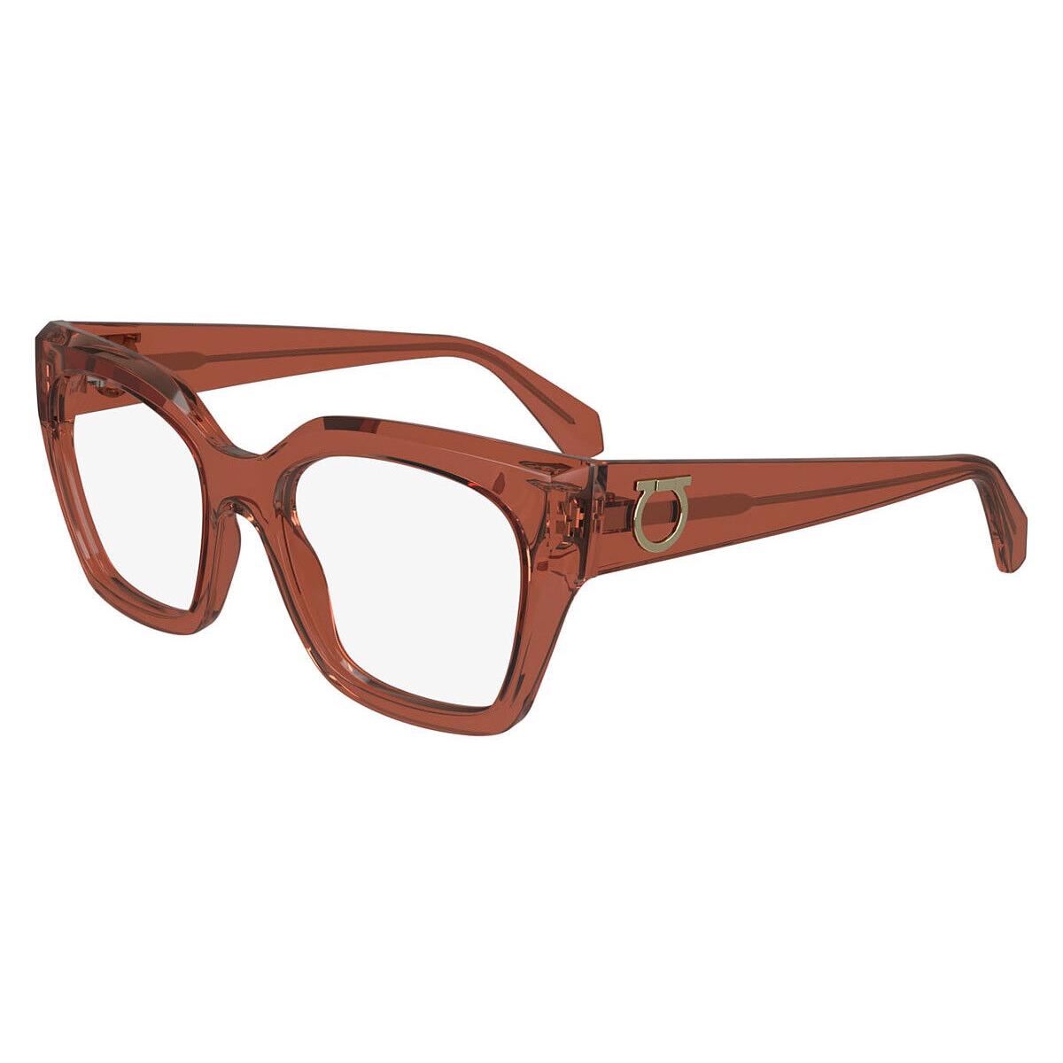 Salvatore Ferragamo SF2983 Eyeglasses Transparent Rust 53mm