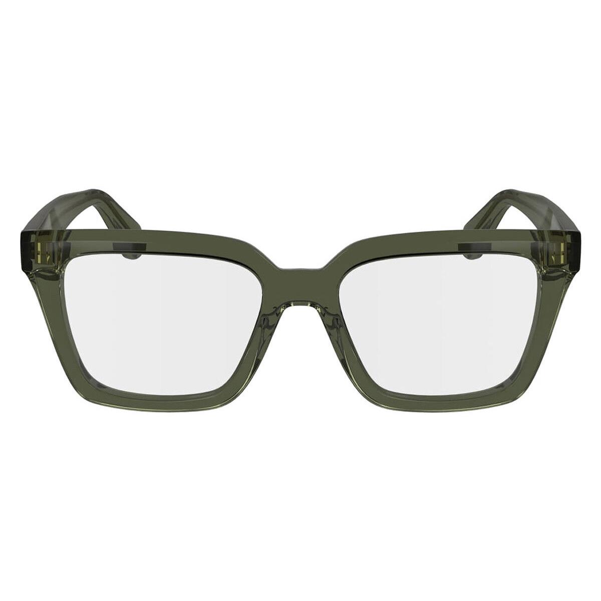 Salvatore Ferragamo SF2985 Eyeglasses Transparent Khaki 52mm