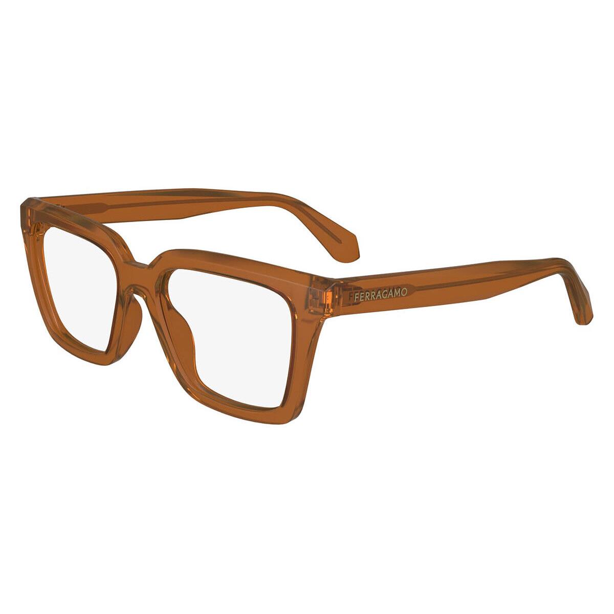 Salvatore Ferragamo SF2985 Eyeglasses Caramel 52mm