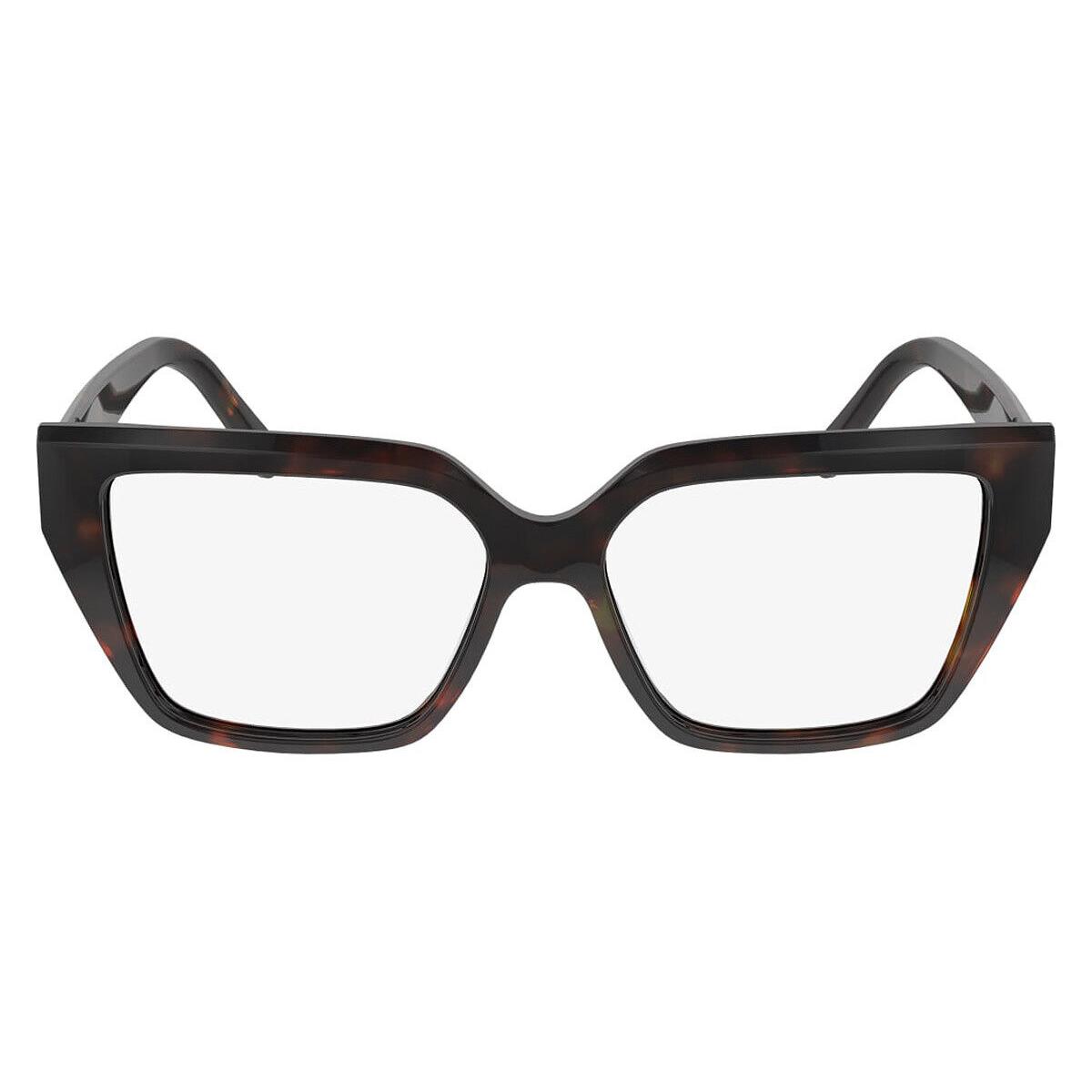Salvatore Ferragamo Sfg Eyeglasses Women Dark Tortoise 53mm