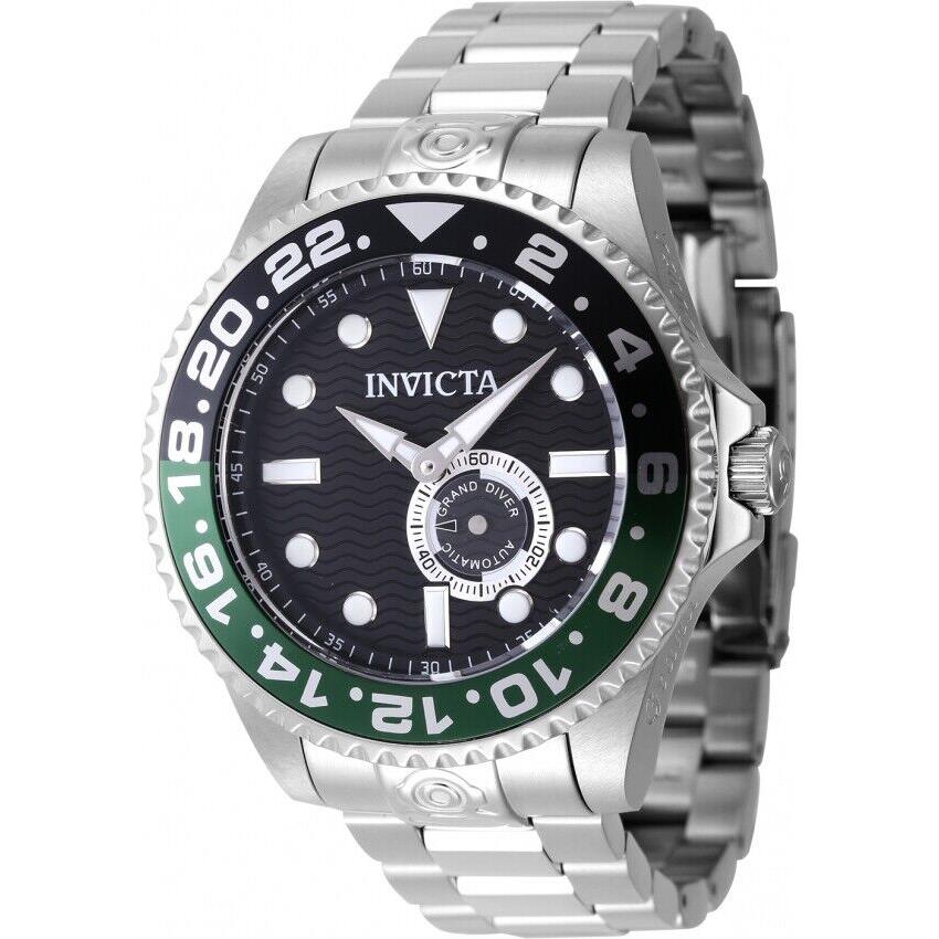 Invicta Pro Diver Automatic Black Dial Sprite Bezel Men`s Watch 47296