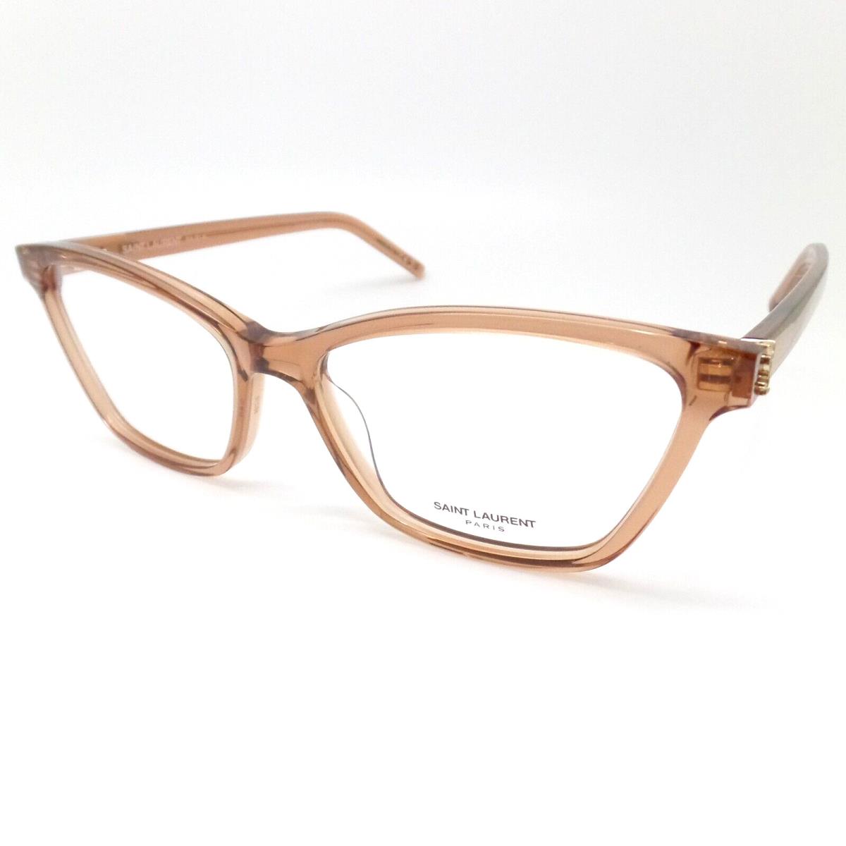 Saint Laurent SL m128 012 56mm Crystal Brown Eyeglasses Frames