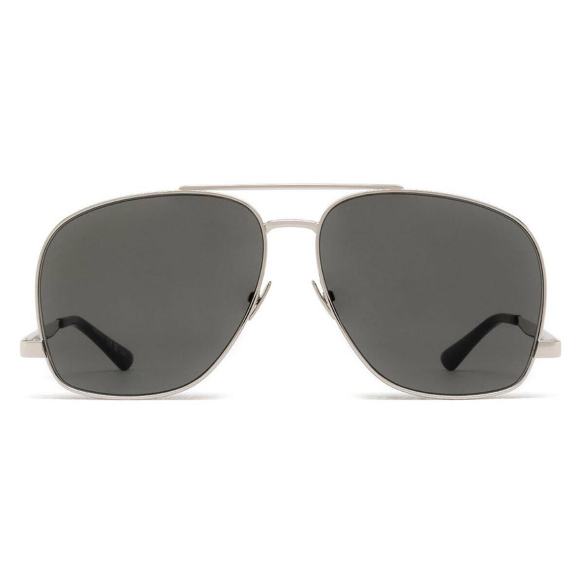 Saint Laurent SL 653 Leon Sunglasses Women Silver 59mm