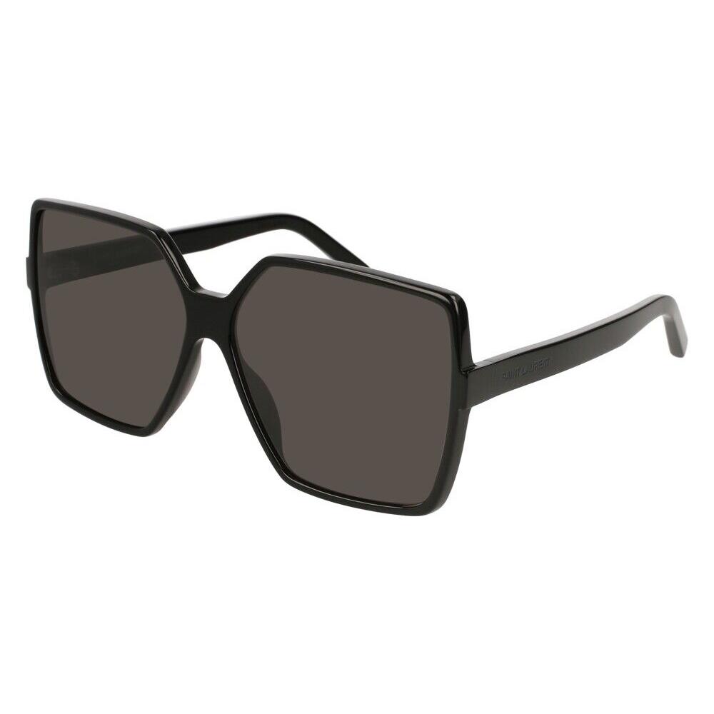 Saint Laurent Wave SL 232 Betty Sunglasses 001 Black