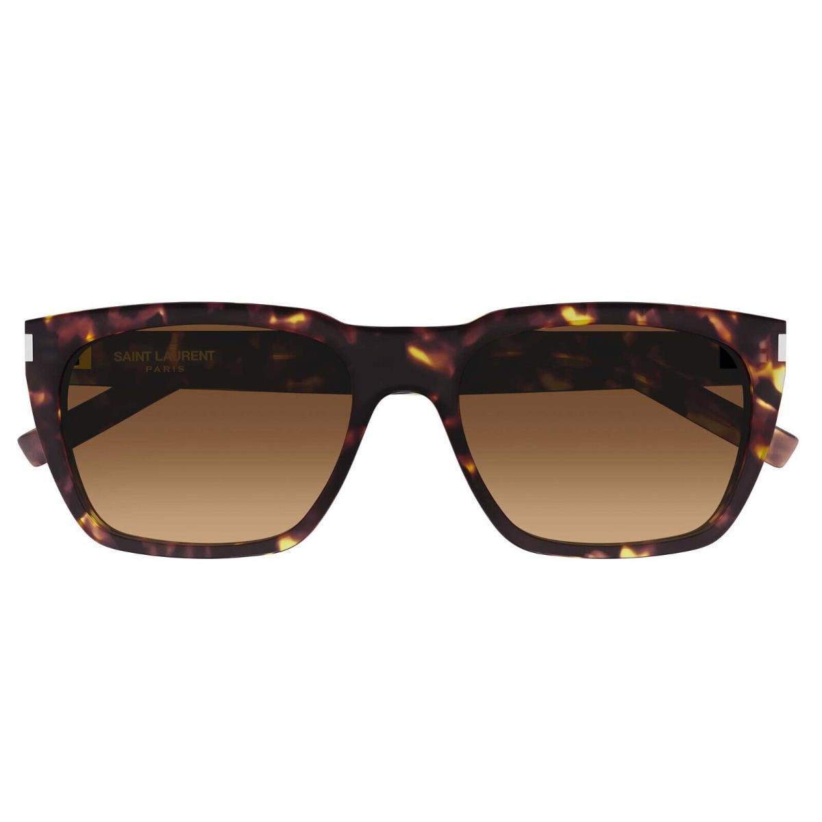 Saint Laurent SL 598 Havana/brown Shaded 003 Sunglasses