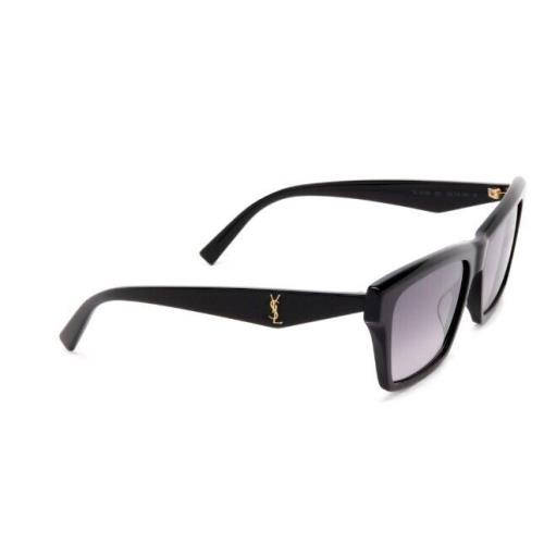 Saint Laurent SL M104 001 Black/gray Gradient Rectangle Unisex Sunglasses