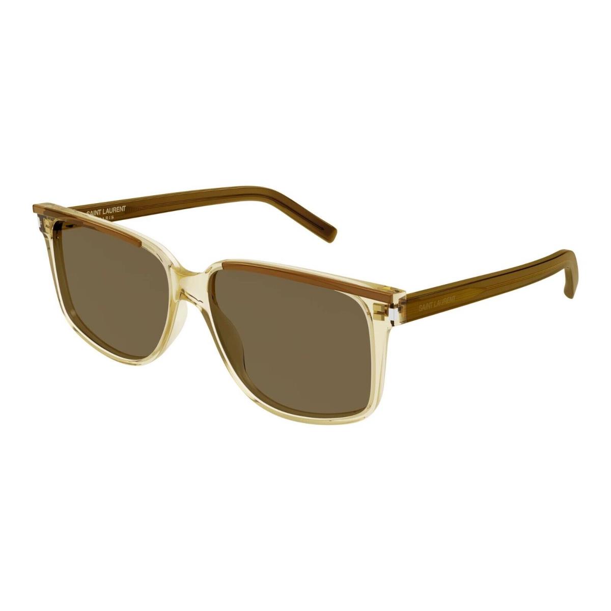 Saint Laurent SL 599 Light Brown/brown 002 Sunglasses