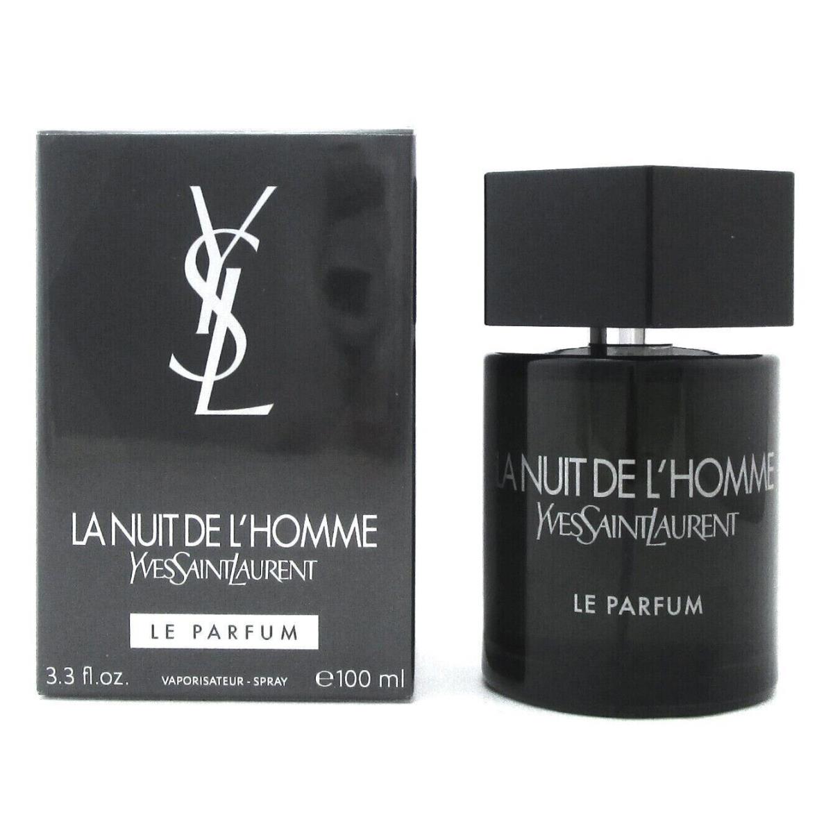 La Nuit De L`homme by Yves Saint Laurent 3.3 oz Le Parfum Spray For Men Box