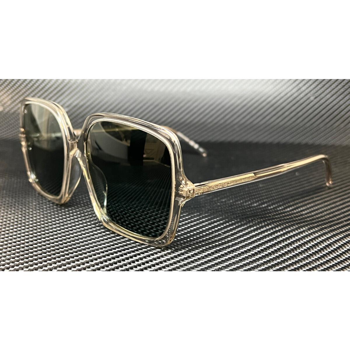 Saint Laurent SL 591 003 Beige Green Women`s 57 mm Large Sunglasses