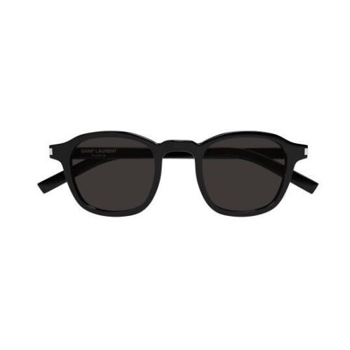 Saint Laurent SL 549 Slim 001 Black/black Square Men`s Sunglasses