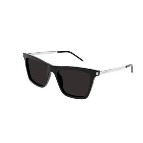 Saint Laurent SL 511 001 Black-silver/black Square Women`s Sunglasses