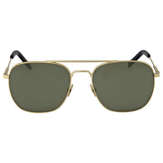 Saint Laurent 001 SL86 Gold Pilot Gray 55-18-140 Non-polarized Unisex Sunglasses