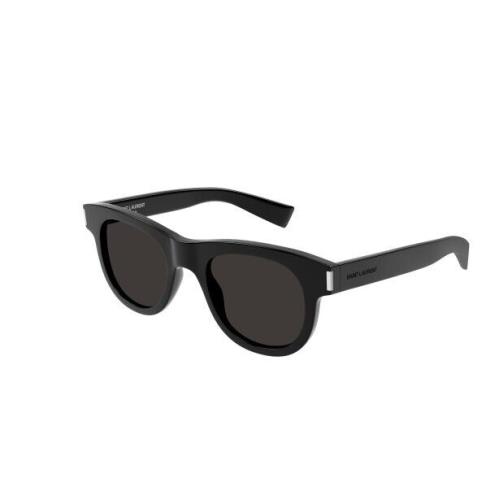 Saint Laurent SL 571 006 Black/black Round Men`s Sunglasses