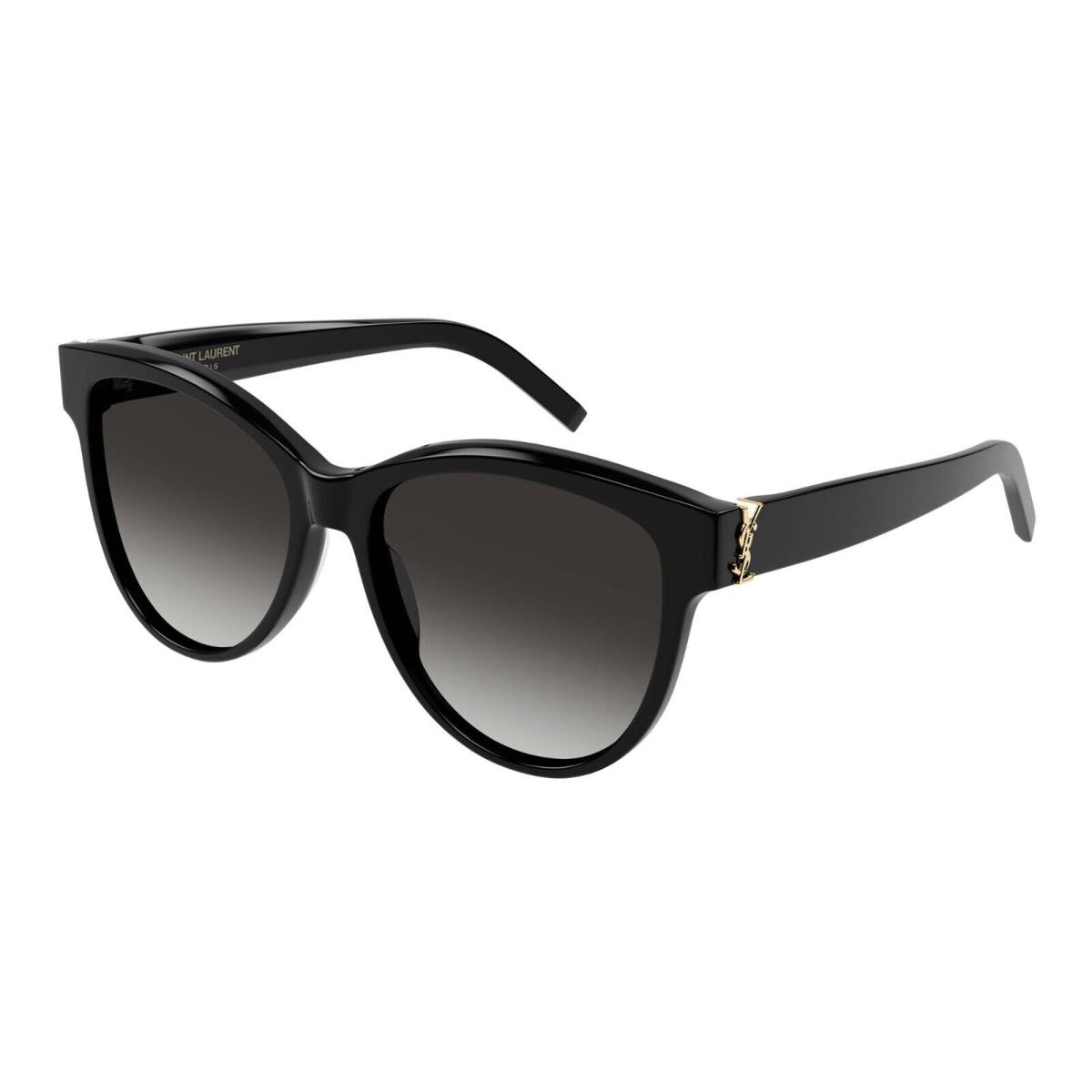 Saint Laurent SL M107 Black/grey Shaded 002 Sunglasses