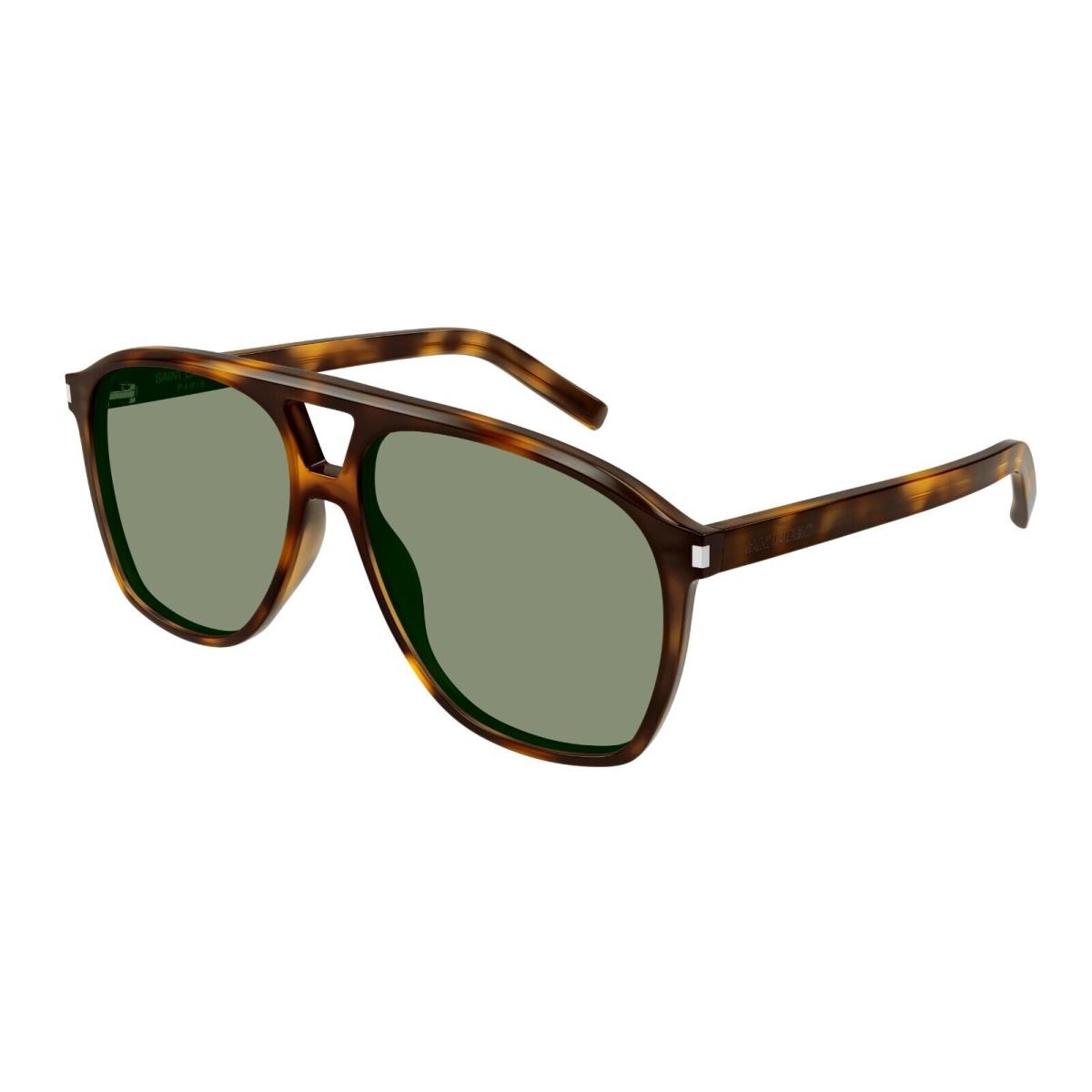 Saint Laurent SL 596 Dune Havana/green 002 Sunglasses