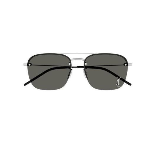 Saint Laurent SL 309 M 002 Silver/grey Soft Square Women`s Sunglasses