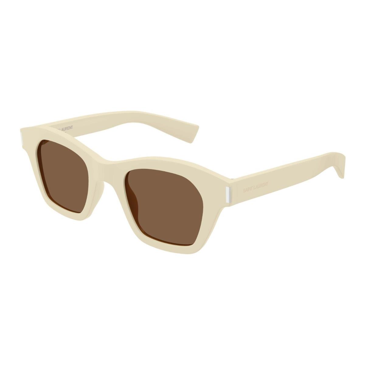 Saint Laurent SL 592 Ivory/brown 004 Sunglasses