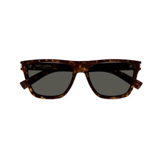 Saint Laurent SL 619 002 Havana/grey Square Men`s Sunglasses