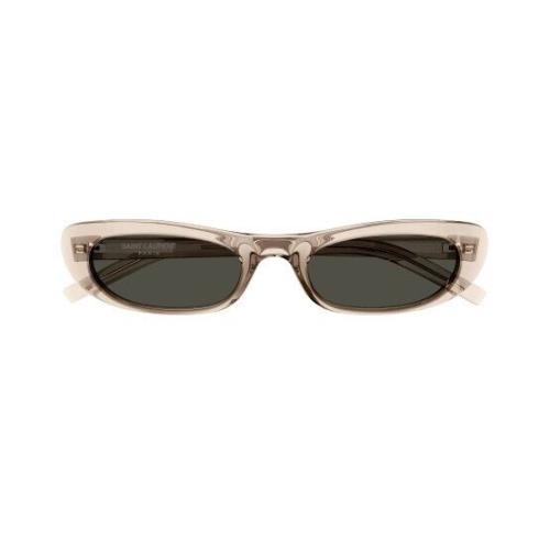 Saint Laurent SL 557 004 Nude/grey Narrow Women`s Sunglasses