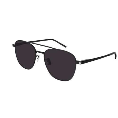 Saint Laurent SL531 009 Black/black Caravan Metal Unisex Sunglasses