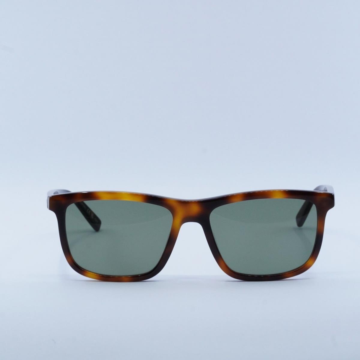 Saint Laurent SL501 003 Havana/green 56-17-145 Sunglasses