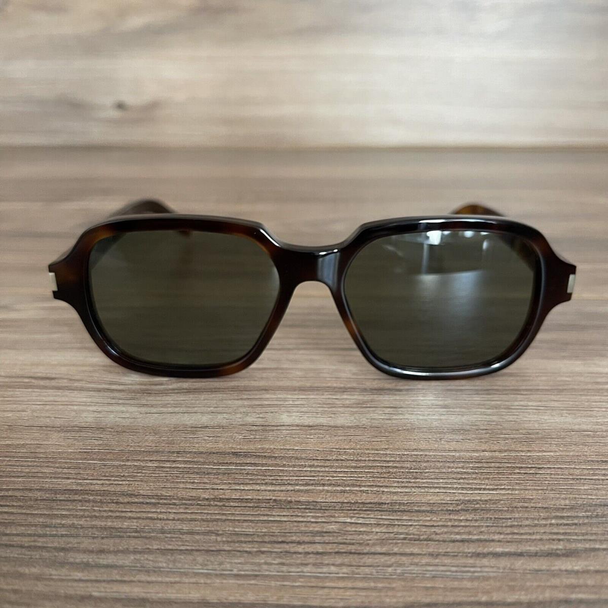 Saint Laurent Unisex Fashion Havana Sunglasses Brown